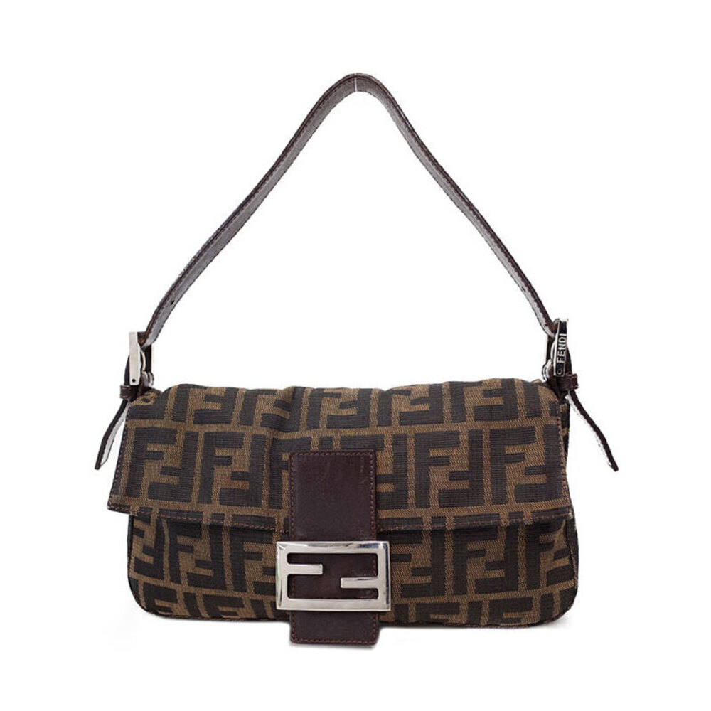 FENDI Zucca Baguette Bag Shoulder - Picture 1 of 9